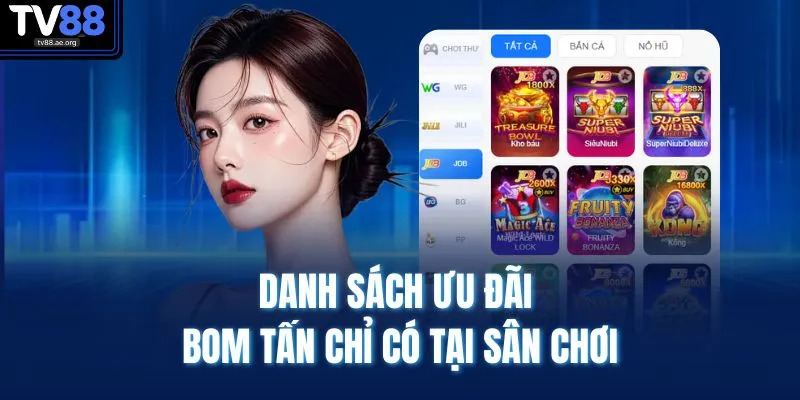 Home 22 Danh sách ưu đãi bom tấn chỉ có tại sân chơi